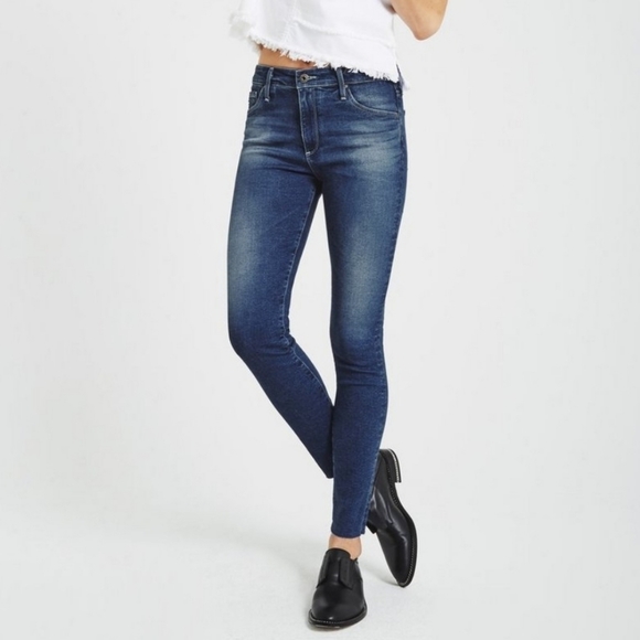 AG Jeans The Farrah High Rise Skinny Ankle 26 R - Picture 1 of 10